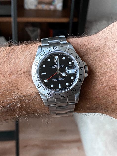 rolex explorer ii black 16570